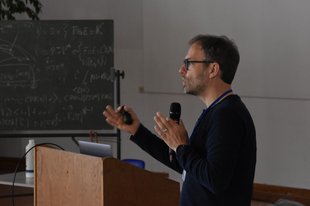 Yann Le Gorrec talking about control of infinite-dimensional port-Hamiltonian systems.